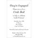 Crab Die-cut Invitations Image 1 of 2